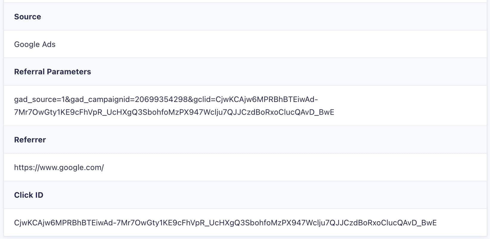 Gforms&nbsp;Google&nbsp;Ads&nbsp;Tracking&nbsp;Params